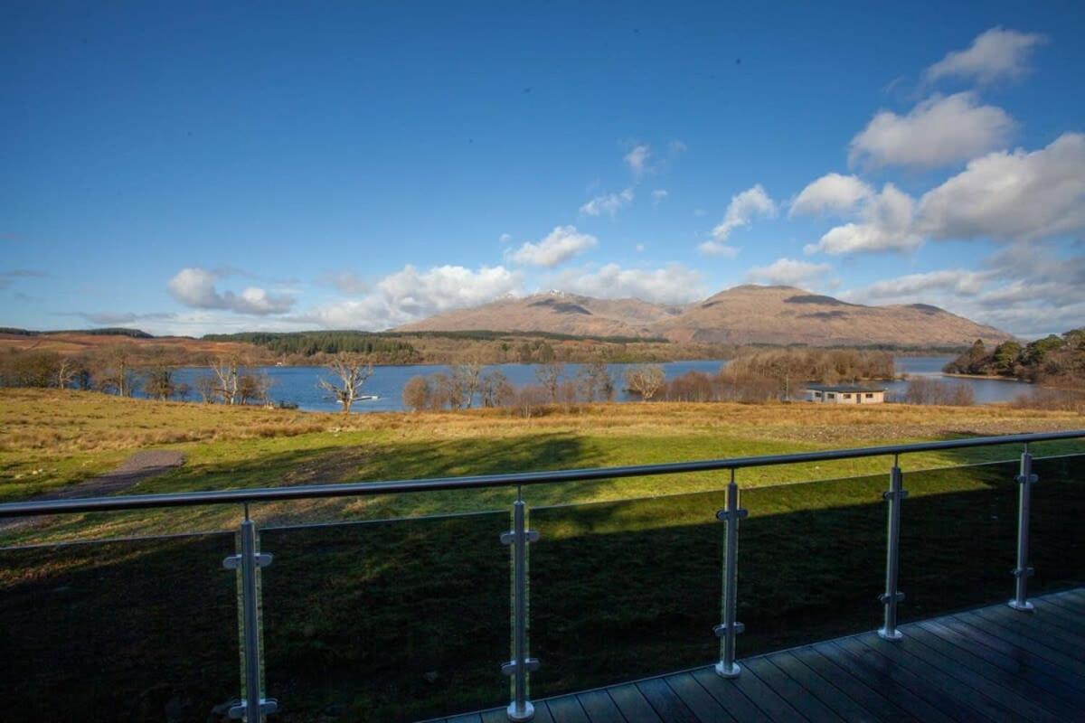 New Build Lodge With Stunning Views Of Loch Awe Hayfield  Eksteriør billede