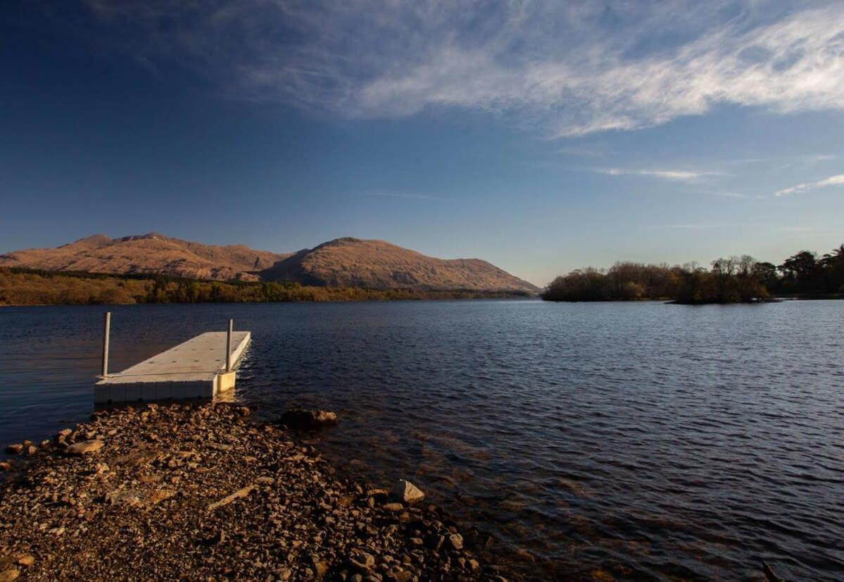 New Build Lodge With Stunning Views Of Loch Awe Hayfield  Eksteriør billede