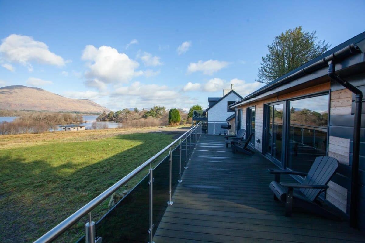 New Build Lodge With Stunning Views Of Loch Awe Hayfield  Eksteriør billede