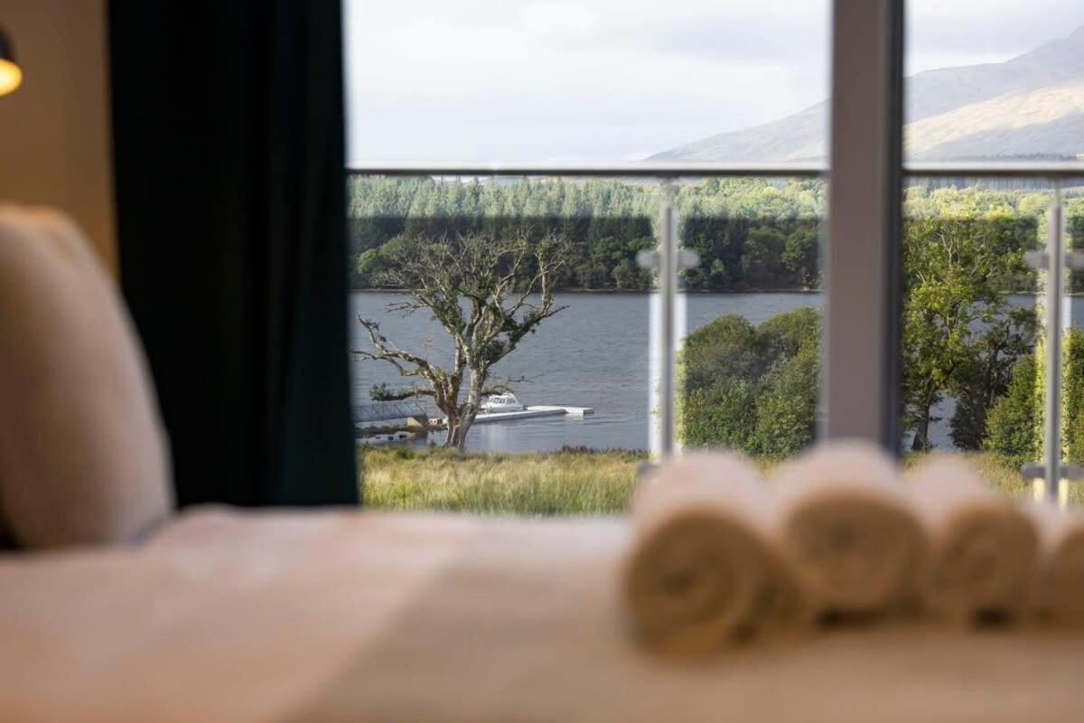 New Build Lodge With Stunning Views Of Loch Awe Hayfield  Eksteriør billede