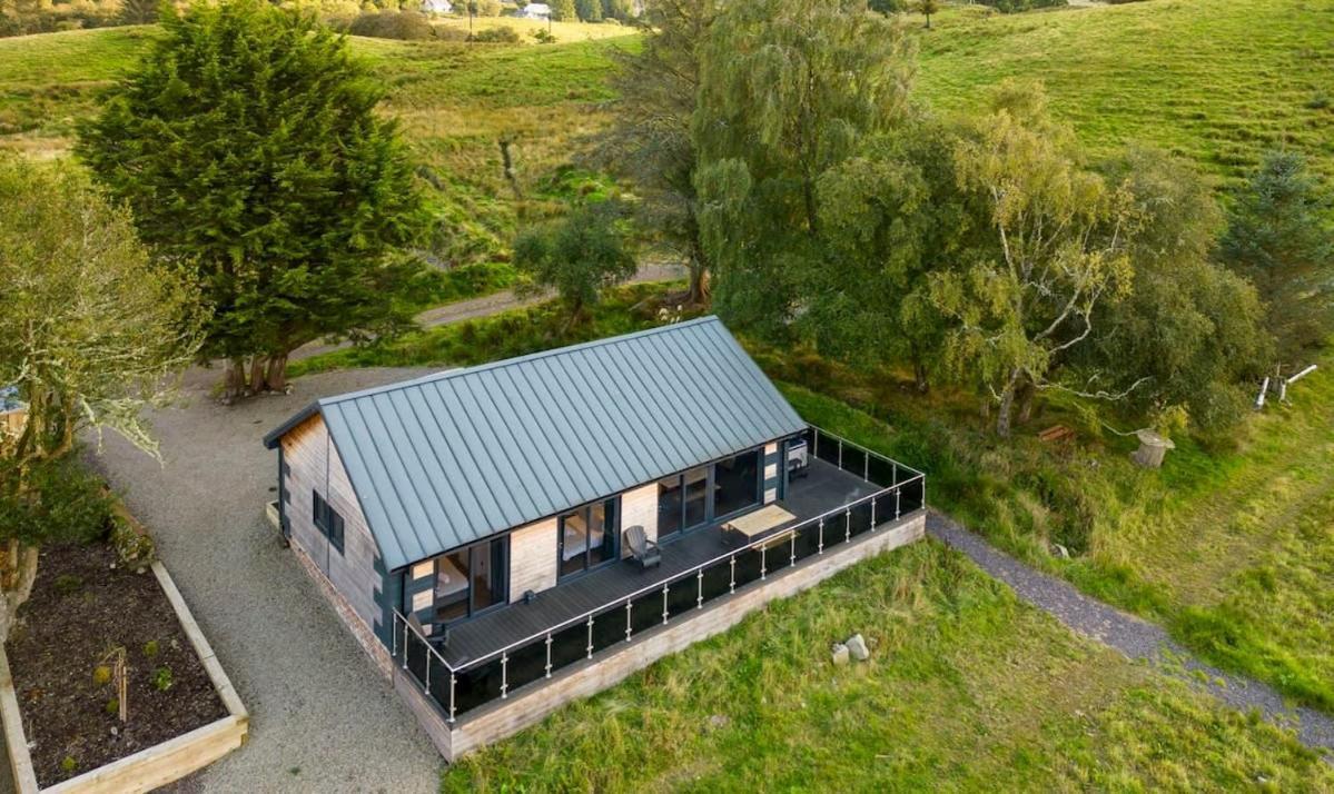 New Build Lodge With Stunning Views Of Loch Awe Hayfield  Eksteriør billede