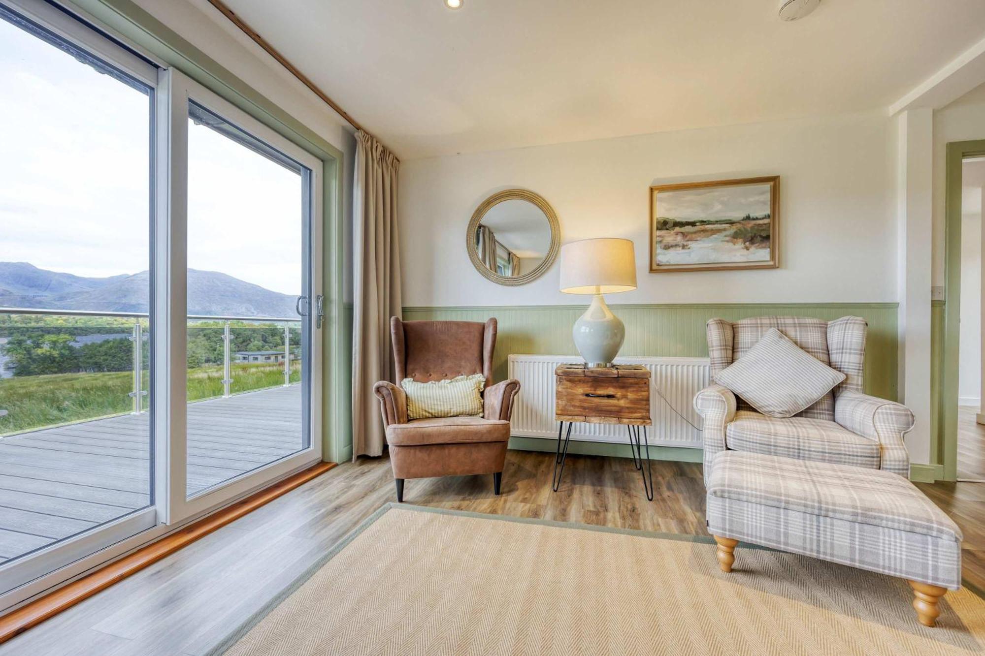 New Build Lodge With Stunning Views Of Loch Awe Hayfield  Eksteriør billede